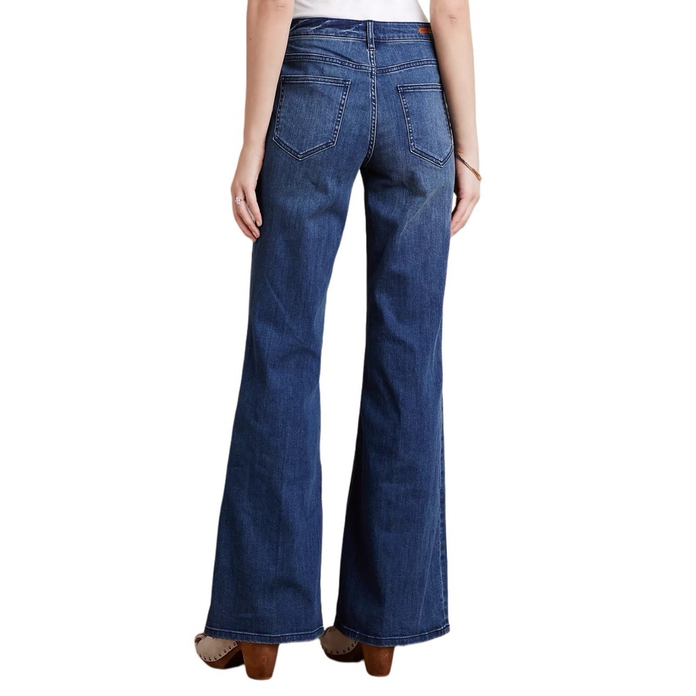 Anthropologie Pilcro And The Letterpress Stet Flare Jeans Size 30 - Picture 2 of 9